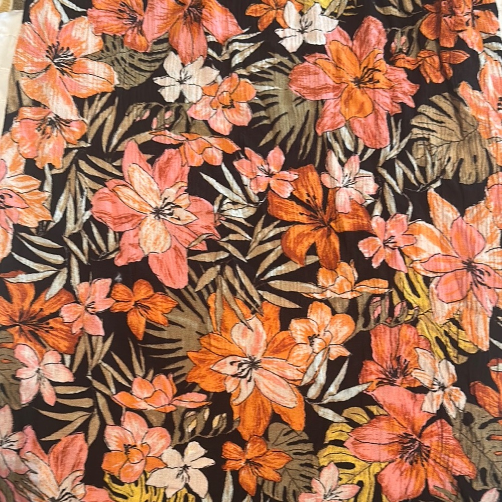 Floral Wide-Leg Pants